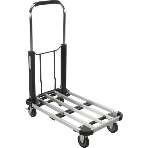 Foldable Platform Trucks, Aluminum, 300 lbs., 28" L x 16" W, 32" High Meunier Outillage Industriel