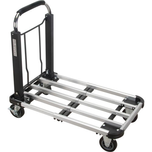 Foldable Platform Trucks, Aluminum, 300 lbs., 28" L x 16" W, 32" High Meunier Outillage Industriel