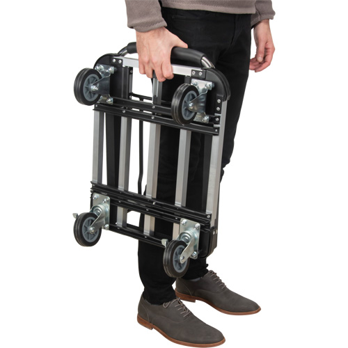 Foldable Platform Trucks, Aluminum, 300 lbs., 28" L x 16" W, 32" High Meunier Outillage Industriel