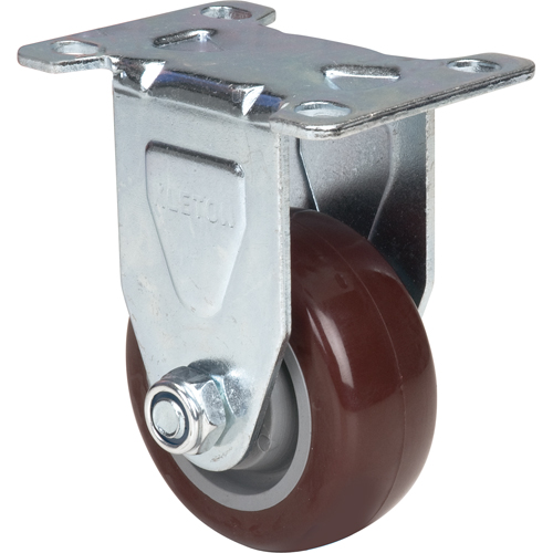 Caster, Rigid, 3" (76 mm), Polyurethane, 230 lbs. (104 kg.) Meunier Outillage Industriel