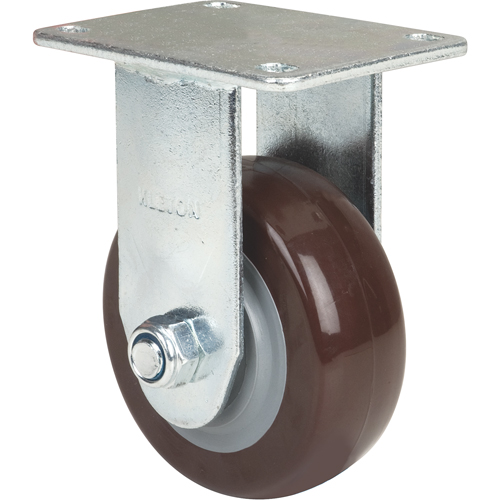 Caster, Rigid, 4" (101.6 mm), Polyurethane, 440 lbs. (199.58 kg.) Meunier Outillage Industriel
