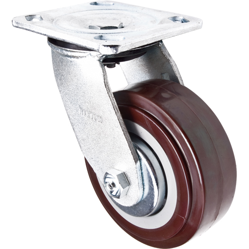 Caster, Swivel, 5" (127 mm), Polyurethane, 650 lbs. (294 kg.) Meunier Outillage Industriel