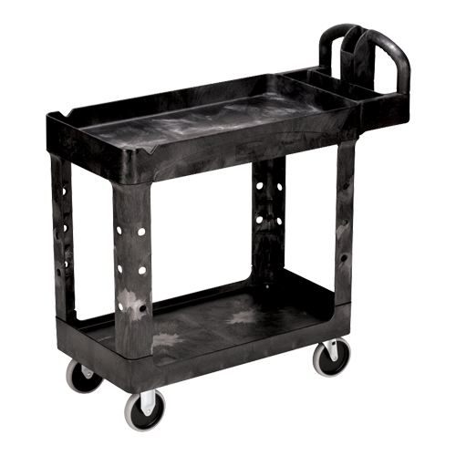 Heavy Duty Utility Cart - 4500-88, 2 Tiers, 17-1/8" x 33-1/4" x 39", 500 lbs. Capacity Meunier Outillage Industriel