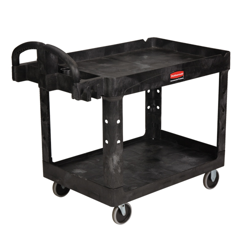 Heavy Duty Utility Cart - 4520-88, 2 Tiers, 25-1/4" x 39" x 44", 500 lbs. Capacity Meunier Outillage Industriel