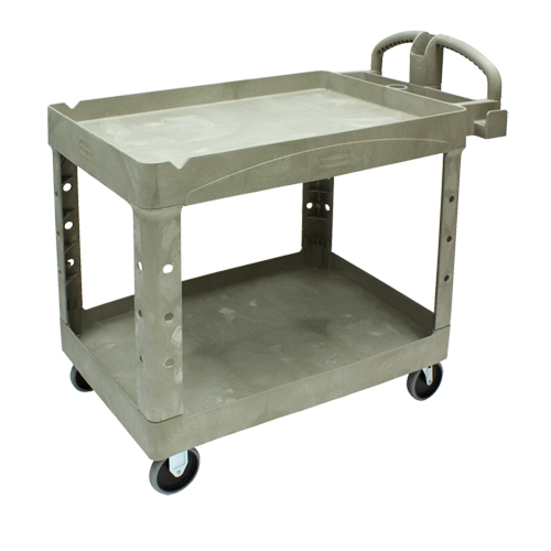 Heavy Duty Utility Cart - 4520-88, 2 Tiers, 25-1/4" x 39" x 44", 500 lbs. Capacity Meunier Outillage Industriel