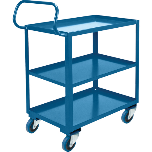 Ergonomic Shelf Truck, 800 lbs. Capacity, Steel, 20" W x 37" H x 32" D, Lip Up Meunier Outillage Industriel