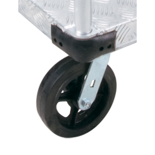Chariots &agrave; plateforme en aluminium, 24" la x 36" lo, 2000 lb cap, Roues Caoutchouc moul&eacute; Meunier Outillage Industriel