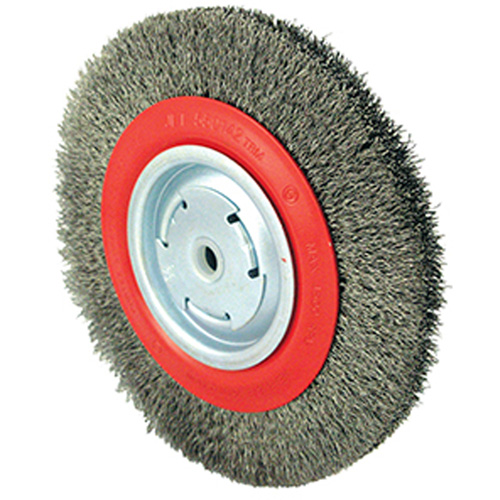 101G-2M Disque &agrave; fils moyens, 8" dia., Fils 0,014", Arbre 1/2" - 2" Meunier Outillage Industriel