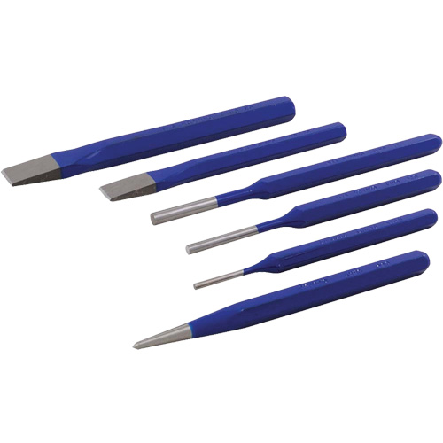 Punch & Chisel Set, 6 Pieces Meunier Outillage Industriel