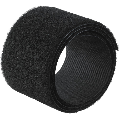 Attache ignifug&eacute;e, Boucle, 50 vg x 3/4", Cousu, Noir Meunier Outillage Industriel