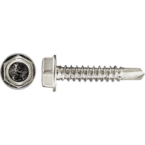 Vis taraud&eacute;es hex HD Drill-X 100 mcx, #12 dia., 1-1/4" lo, Zingu&eacute; Meunier Outillage Industriel