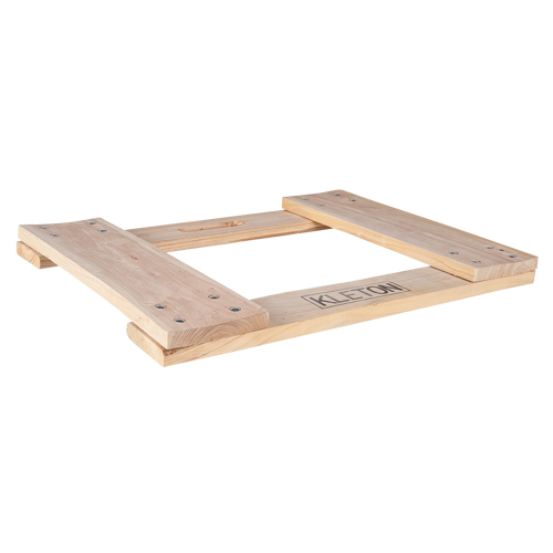 Cadre de socle roulant en bois dur, Roues en Non compris, Capacit&eacute; de 900 lb, 18" la x 24" p x 1,5" h Meunier Outillage Industriel