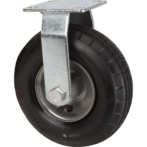 Roulettes pneumatiques, Fixe, 8" (203,2 mm), Pneumatique, 350 lb (158,8 kg) Meunier Outillage Industriel