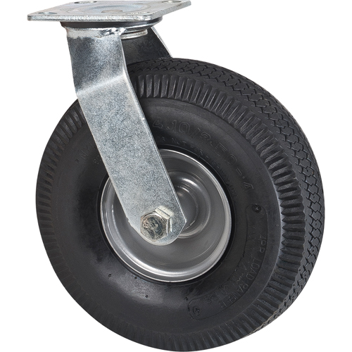 Heavy-Duty Platform Truck - Replacement Casters, Swivel, 10" (254 mm), Pneumatic, 400 lbs. (181 kg.) Meunier Outillage Industriel