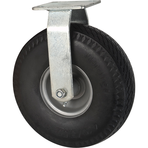 Roulettes anticrevaisons, Fixe, 10" (254 mm), Anticrevaison, 300 lb (136 kg) Meunier Outillage Industriel
