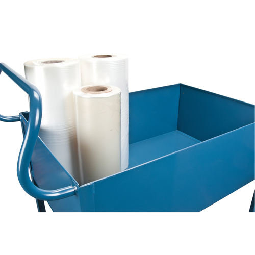 Deep Lipped Service Cart, 2 Tiers, 24" W x 47" H x 36" D, 1200 lbs. Capacity Meunier Outillage Industriel
