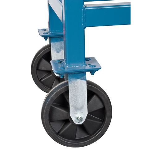 Elevated Platform Trucks, 60" L x 30" W, 2000 lbs. Capacity, Nylon Casters Meunier Outillage Industriel