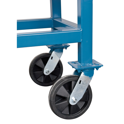 Elevated Platform Trucks, 60" L x 30" W, 2000 lbs. Capacity, Nylon Casters Meunier Outillage Industriel