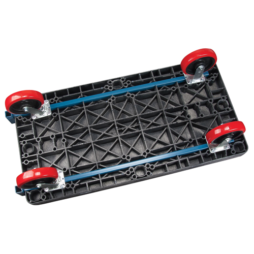 Plastic Platform Truck, 48" L x 24" W, 2500 lbs. Cap., Polyurethane Wheels Meunier Outillage Industriel