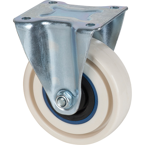 Roulettes sandwich, Fixe, 5" (127 mm), Nylon, 440 lb (199,58 kg) Meunier Outillage Industriel
