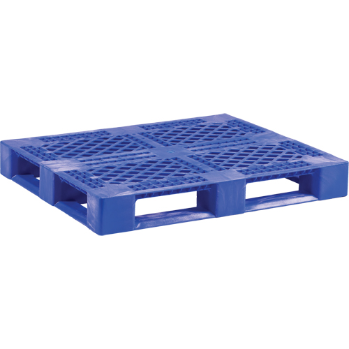 Medium-Duty Food Grade Plastic Pallet, 48" L x 40" W x 6-1/10" H, 4-Way Entry Meunier Outillage Industriel