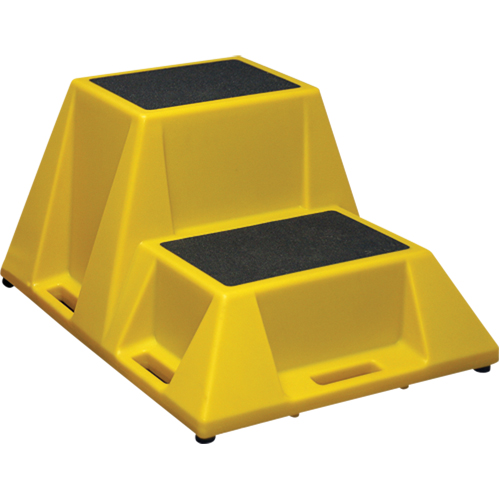 Escabeaux industriels, 2 marches, 36" x 28" x Hauteur 20" Meunier Outillage Industriel
