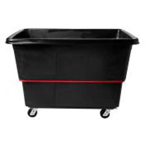 Heavy-Duty Utility Truck, Black Recycled Plastic, 59"/34-5/8" L x 34"/59-1/64" W x 42-1/16"/42-7/8" H, 27 cu. ft. Volume, 1200 lbs. Capacity Meunier Outillage Industriel