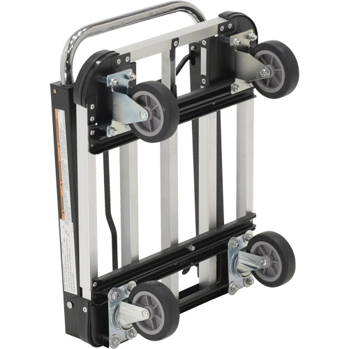 Fold-Up Platform Truck, Stainless Steel, 300 lbs., 28" L x 16" W, 33-1/2" High Meunier Outillage Industriel