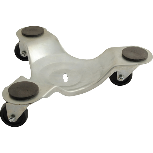 Socle roulant zingu&eacute; pour les pattes, Capacit&eacute; de 300 lb, Cadre en Acier, 2,75" h Meunier Outillage Industriel
