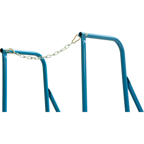 Trailer Access Rolling Ladder with Rails, 4 Steps, 22" Step Width, 37" Platform Height, Steel Meunier Outillage Industriel