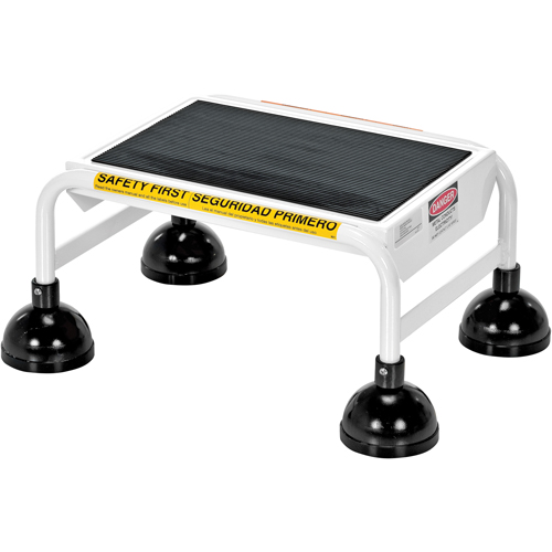 &eacute;chelles Stop-Step, 1 marches, Largeur de la marche 16", Hauteur de la plateforme 9-9/16", Acier Meunier Outillage Industriel