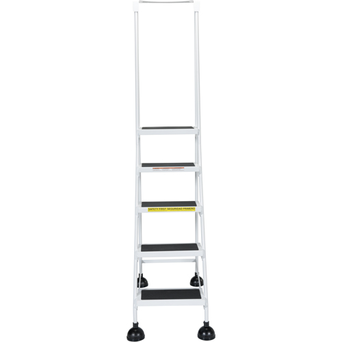 Light-Duty Stop-Step Ladders, 5 Steps, 16" Step Width, 47-11/16" Platform Height, Steel Meunier Outillage Industriel