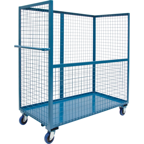 Wire Mesh Stock Truck, Steel, 24" x 55" x 60", 2400 lbs. Capacity Meunier Outillage Industriel
