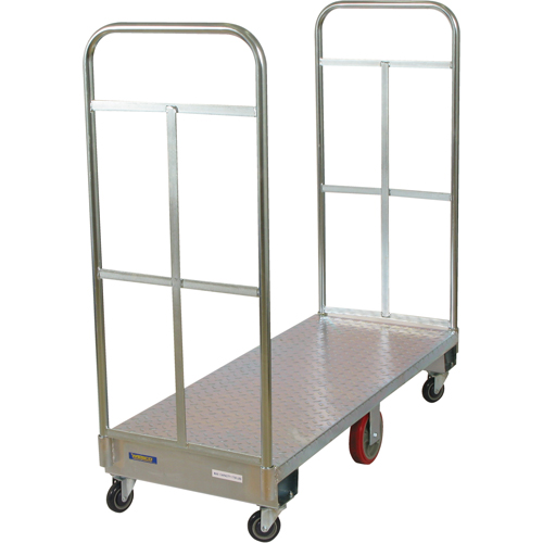 U-Boat Platform Truck, 60" L x 24" W, 1750 lbs. Capacity, Polyurethane Casters Meunier Outillage Industriel