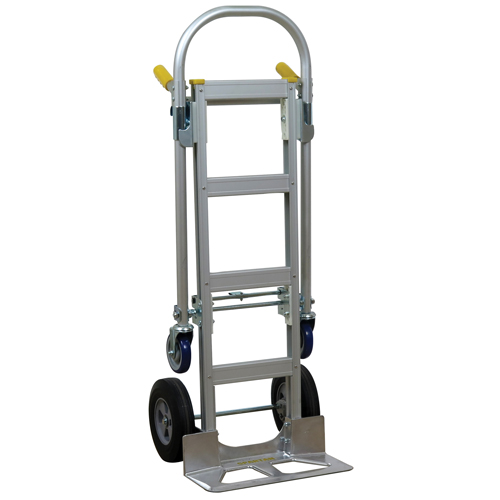SPTN-JR-T18-SR Spartan Jr. Convertible Hand Truck, Aluminum, 1000 lbs. Capacity Meunier Outillage Industriel