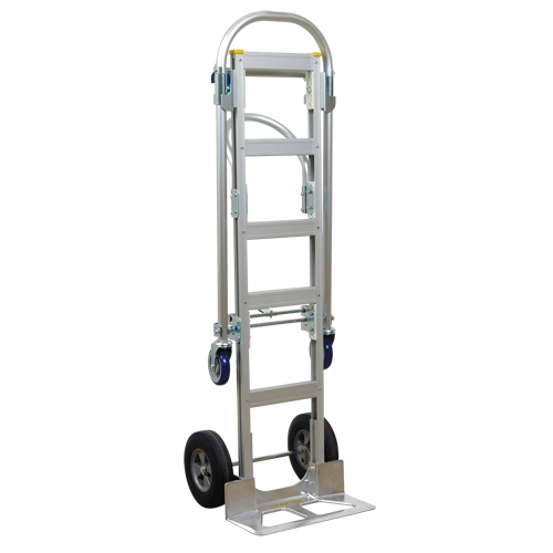 SPTN-SR-T18-SR Spartan Sr. Convertible Hand Truck, Aluminum, 1000 lbs. Capacity Meunier Outillage Industriel