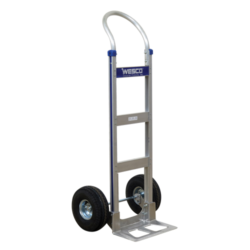 Cobra-Lite Hand Truck - 410-T14-P, Continuous Handle, Aluminum, 49" Height, 600 lbs. Capacity Meunier Outillage Industriel