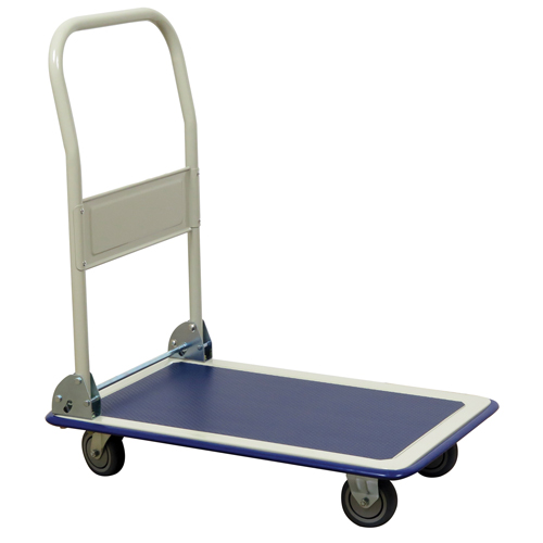 Folding Handle Platform Truck, Steel, 440 lbs., 29" L x 19" W, 32-1/2" High Meunier Outillage Industriel