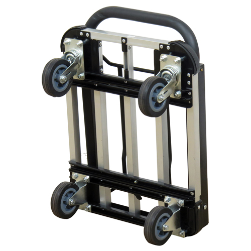 Folding Handle Platform Truck, Aluminum, 300 lbs., 28" L x 16" W, 37.75" High Meunier Outillage Industriel