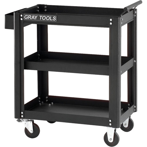 Chariot utilitaire, 19-1/4" lo x 27-1/2" la x 32-3/4" h, Gris Meunier Outillage Industriel