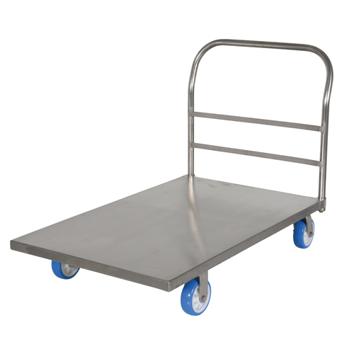 Platform Truck, 48" L x 30" W, 2000 lbs. Capacity, Polyurethane Casters Meunier Outillage Industriel