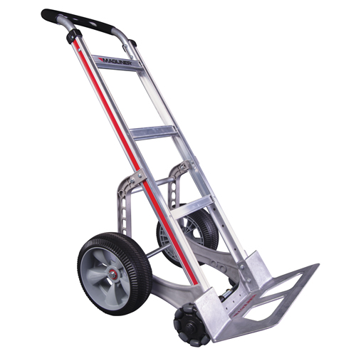 Self-Stabilizing Hand Truck, Continuous Handle, Aluminum, 55'' Height, 500 lbs. Capacity Meunier Outillage Industriel