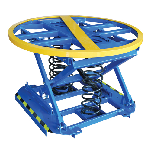 Plateforme de levage &agrave; ressorts, 43-5/8" lo x 43-5/8" la, Capacit&eacute; 4400 lb Meunier Outillage Industriel