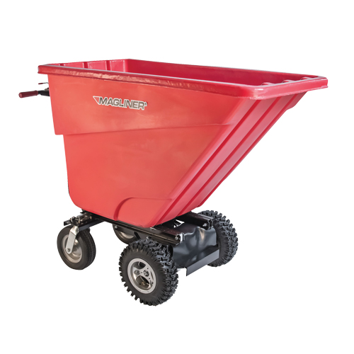 Motorized Tilt Truck, 13,5 pi³ Capacity, 45" H x 26-1/2" W x 68" D Meunier Outillage Industriel