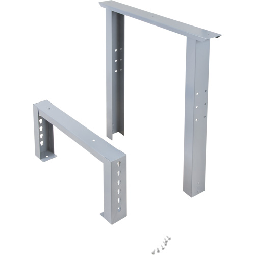 Industrial Duty Leg for Workbench, Steel, 24" D x 34" H, Single Meunier Outillage Industriel