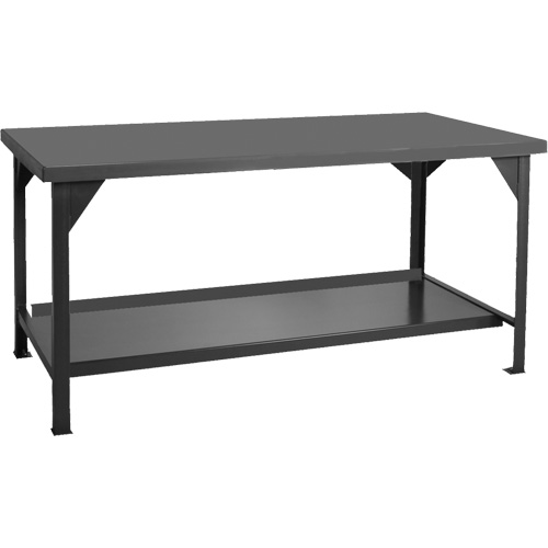 Heavy-Duty Workbench, 48" W x 30" D x 34" H, 4000 lbs. Capacity Meunier Outillage Industriel
