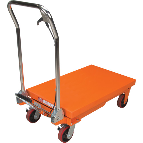 Hydraulic Scissor Lift Table, 32" L x 19-3/4" W, Steel, 660 lbs. Capacity Meunier Outillage Industriel