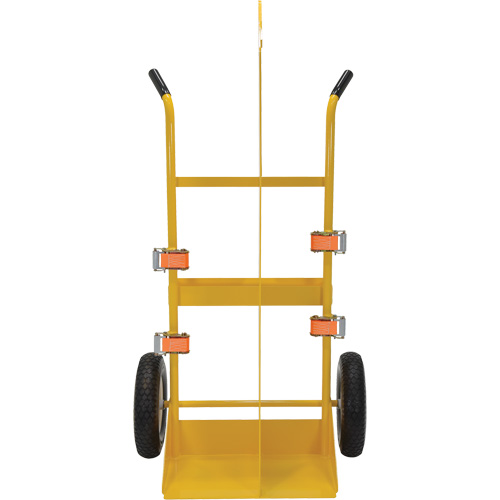 Chariot pour chalumeau et bouteille &agrave; gaz, Roues Rempli de mousse, Base de 23-13/16" la x 22-13/16" lo, 500 lb Meunier Outillage Industriel
