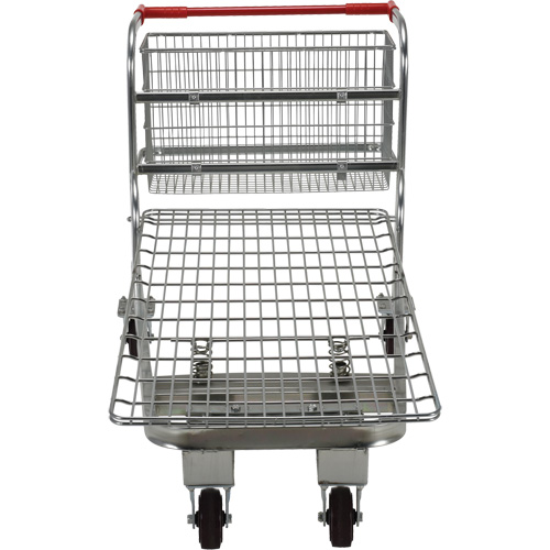 Chariot en treillis emboîtable, Acier, 28-3/4" x 37-1/16" x 59-5/8", Capacit&eacute; 275 lb Meunier Outillage Industriel