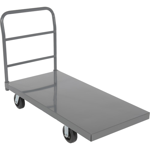 Platform Truck, 48" L x 24" W, 2000 lbs. Capacity, Rubber Casters Meunier Outillage Industriel